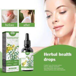 Dendrobium & Mullein Extract Herbal Drops – Powerful Lung Support (30ml)