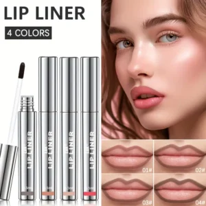 4PCS Matte Lip Liner Set – Waterproof, Long-Lasting & Smudge-Proof
