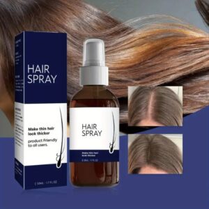 Rosemary Hair Boost Spray 50ml - Lightweight, Non-Greasy Formula for All-Day Volume & Natural Shine, Fullness, Non-sticky
