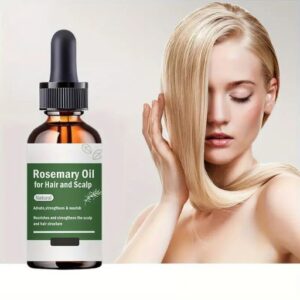 Rosemary Oil For Hair And Scalp, Strengthens Hair, Repairs Split Ends Dry Damaged Hair, Refreshing Hair Care Serum Oil