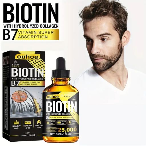 Ouhoe Biotin Hair Treatment Oil – Moisturizing & Rejuvenating (30ml) - Image 2