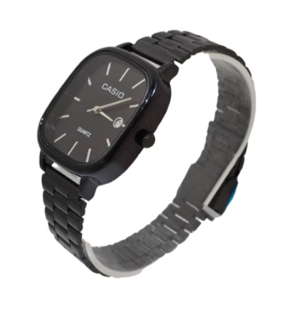 Casio Watch for Unisex Stainless Steel -Black - Image 2