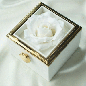 Rose Shaped Jewelry Storage (Square)
