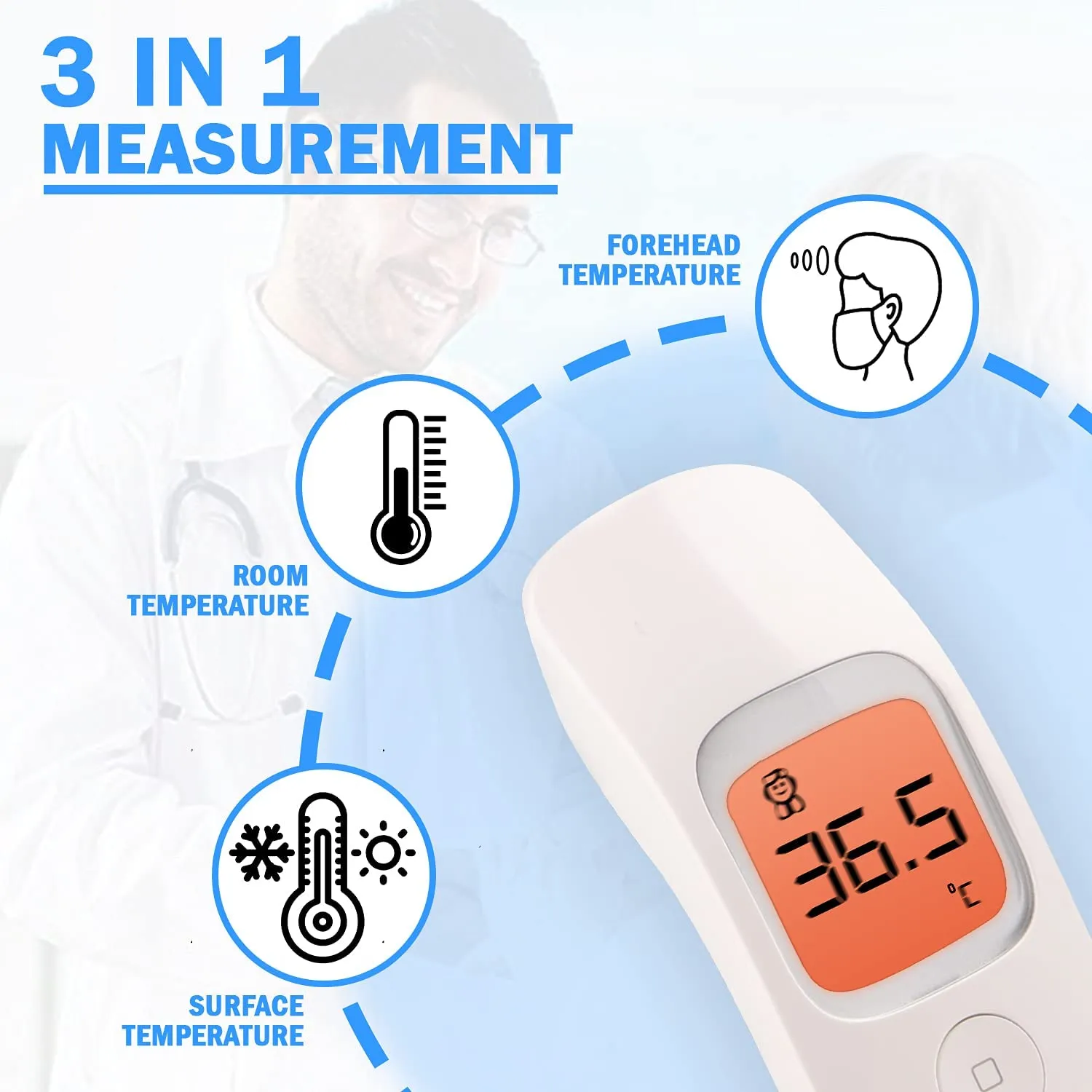 Digital Forehead Thermometer - Image 3